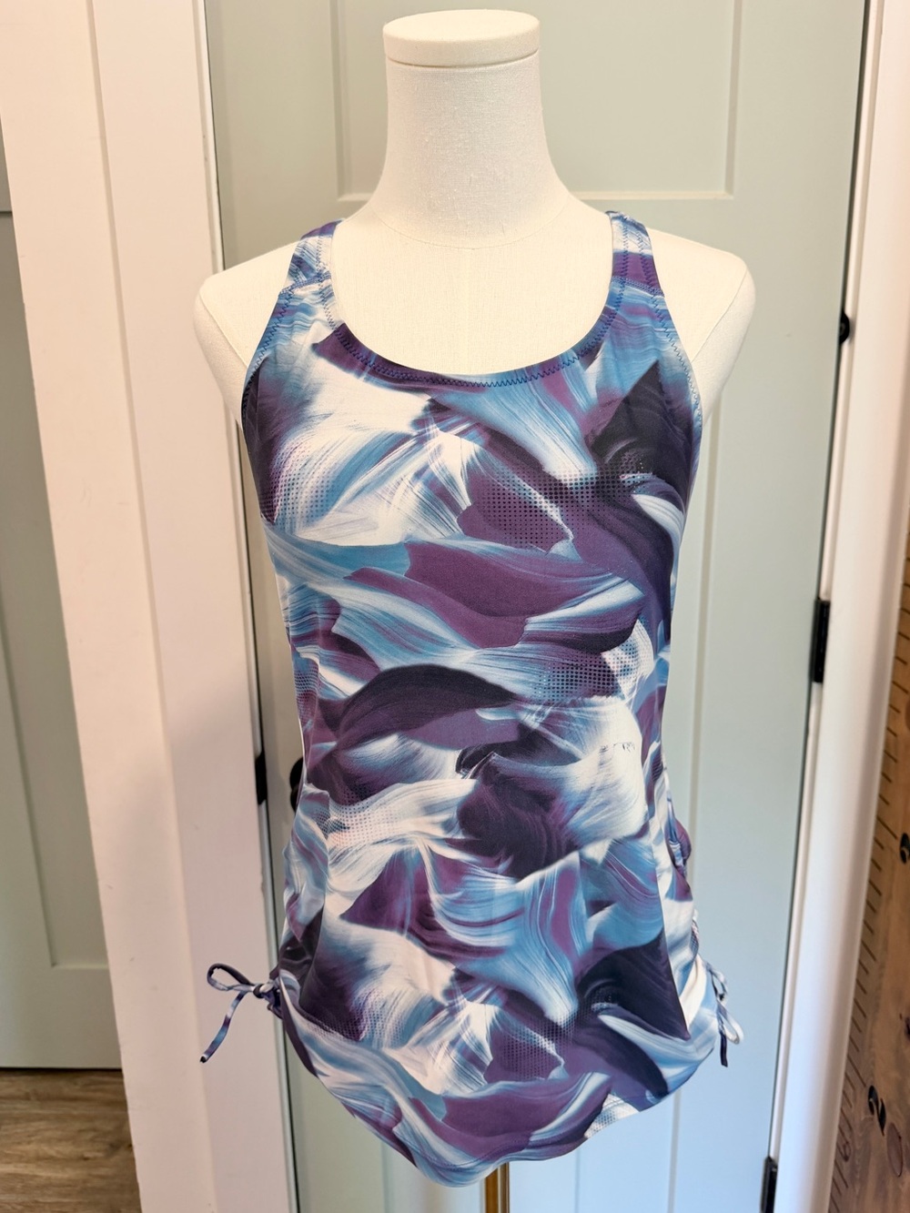 Calypsa by Modli Tankini Top Large Swim Bathing Suit